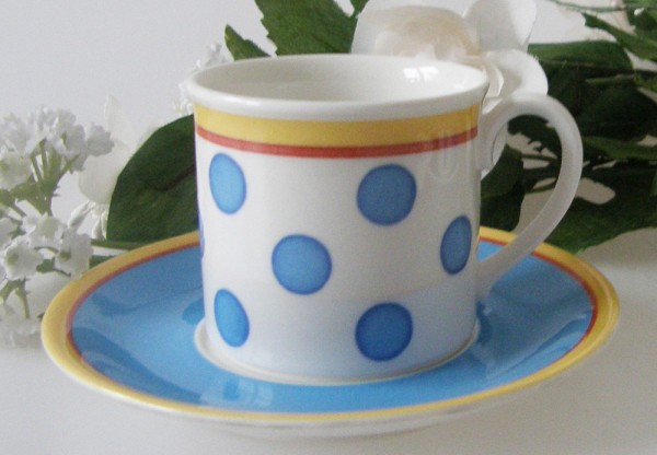 Villeroy &amp; Boch Twist Anna Espressotasse mit Untertasse, 2-tlg.