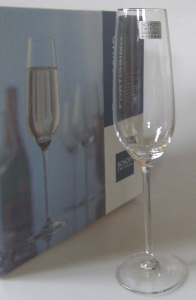 Schott &amp; Zwiesel Fortissimo Sekt / Champagne mit Moussierpunkt K