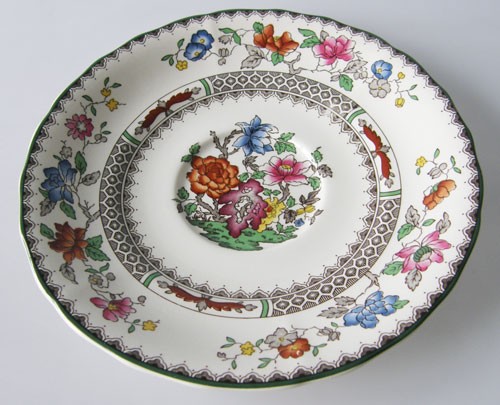 Spode Chinese Rose Untertasse für Suppentasse 16,5 cm