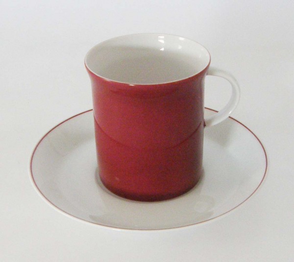 Rosenthal Berlin secunda Purpur Kaffeetasse mit Untertasse, 2-tlg.