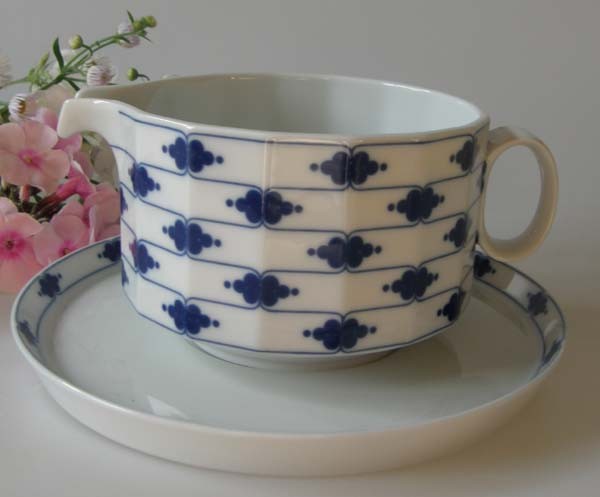 Rosenthal Polygon Korinth Sauciere mit Unterteller 2-tlg.