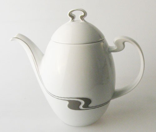 Rosenthal Asimmetria Grauraster Kaffeekanne 1,50 l