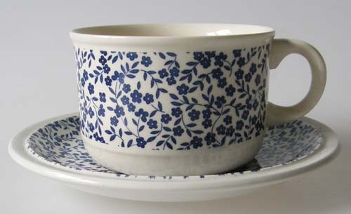 England Royal Tudor Daybreak blau Kaffee-/Teetasse mit Untertasse 0,20 l