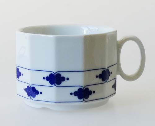 Rosenthal Polygon Korinth Kaffee/Teetasse Höhe 6 cm Gastro/Hotelporzellan