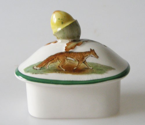 Spode Hunt-The Hunt J.F.Herring Sen. Kannendeckel