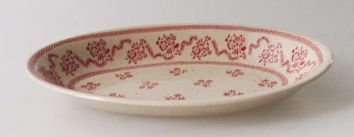 Johnson Brothers Laura Ashley rot Beilagenplatte-Schale 20x13,5x3 cm