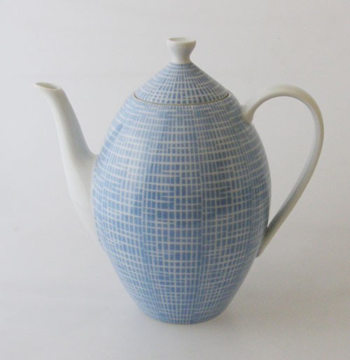 Arzberg Bastdekor 2000 Azurblau Kaffeekanne 1,40 l