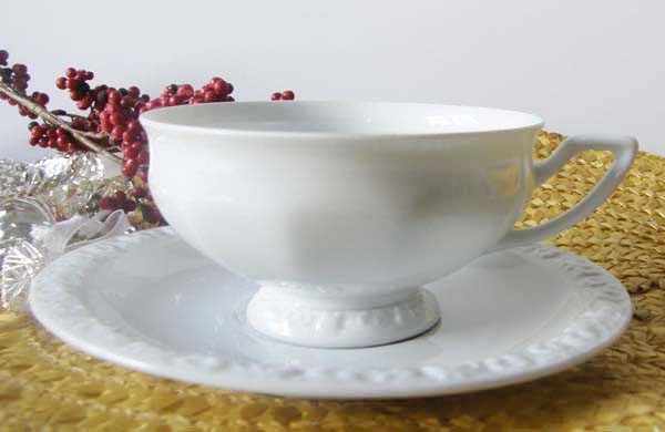 Rosenthal Maria Weiss Teetasse mit Untertasse 0,20 l