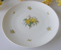 Rosenthal Romanze gelbe Rose Frühstücksteller 19,5 cm Rosenthal Romanze gelbe Rose Frühstücksteller 19,5 cm