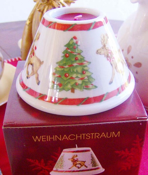Hutschenreuther Porzellan Weihnachtstraum Tischlicht Kegel