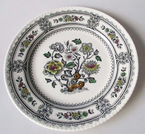 Wood &amp; Sons Burslem Dorset bunt Frühstücksteller glatt 20 cm