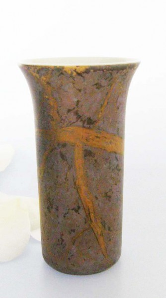 Rosenthal Goldfeuer Vase klein, 8,5 cm