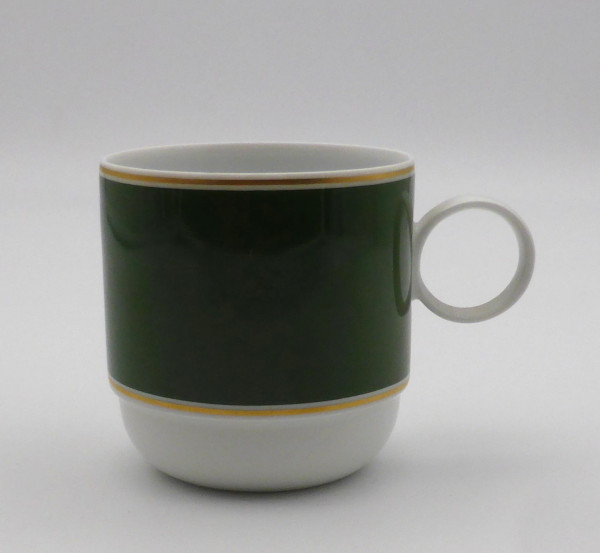 Rosenthal Duo Tonic olivgrün, goldrand Kaffeetasse