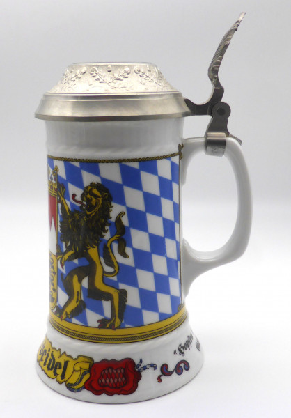 Bierkrug Seltmann Weiden kgl. bayer. Bierseidel 0,50 l Bayernlied