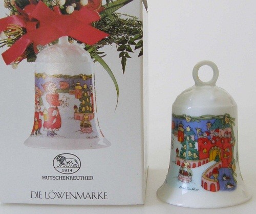 Hutschenreuther Porzellan Weihnachtsglocke In der Burg 1996