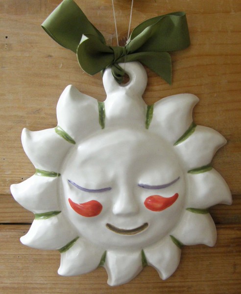Thun Keramik Dekoform Sonne 12 cm