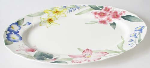 Villeroy &amp; Boch Flora Bella große Platte oval 43x31,5 cm gebraucht