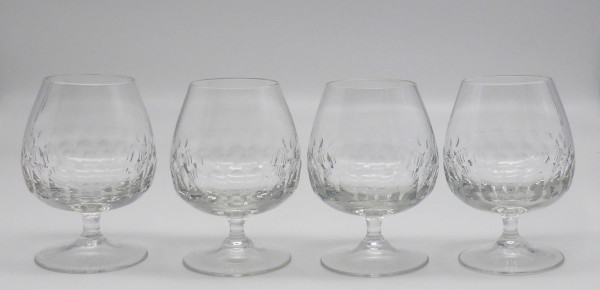 4 Eisch Cognacgläser Kristall Höhe 10,5 cm