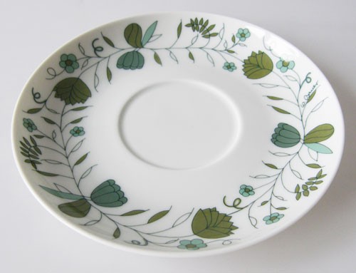 Rosenthal Plus Sepal grün Untertasse für Suppentasse 16,5 cm