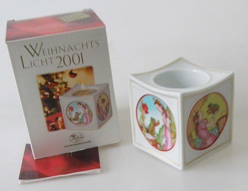Hutschenreuther Porzellan Weihnachtsslicht Froschkönig 2001