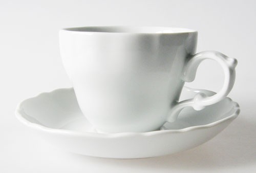 Untertasse 14cm Poesie weiss Hutschenreuther