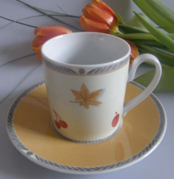 Rosenthal Julia Kaffeetasse mit Untertasse, 2-tlg.