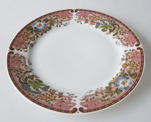 Heinrich Carmen Rankendekor rote Trauben und Clematis Frühstücksteller 20 cm