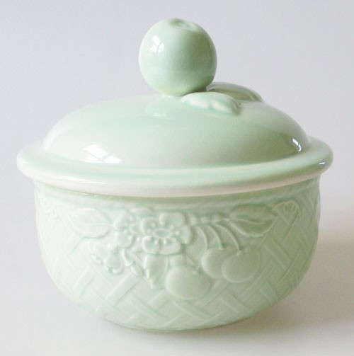 Villeroy &amp; Boch Piemont Primavera hellgrün Zuckerdose 0,30 l