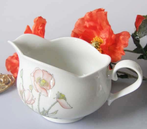 Gallo Galerie de Porcelaine Roter Mohn Sauciere 0,40 l