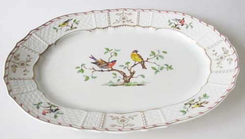 Villeroy &amp; Boch Heinrich Charlottenburg große Servierplatte oval 38,5x28,5 cm