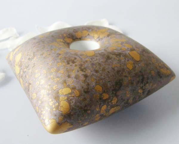 Rosenthal Goldfeuer Kerzenhalter 10x10 cm