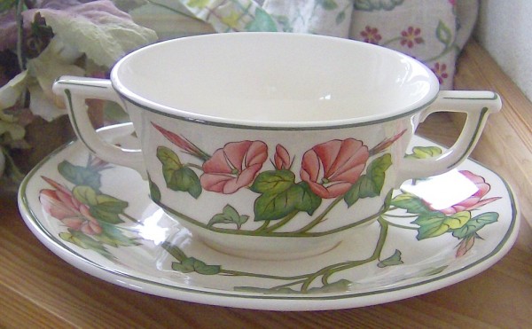 Villeroy &amp; Boch Piccadilly Suppentasse mit Untertasse, 2-tlg.