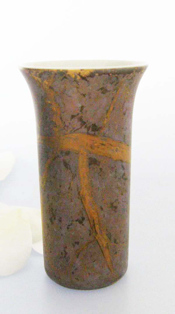 Rosenthal Goldfeuer Vase klein, 8,5 cm Goldfeuer Rosenthal Porzellan Markenporzellan24