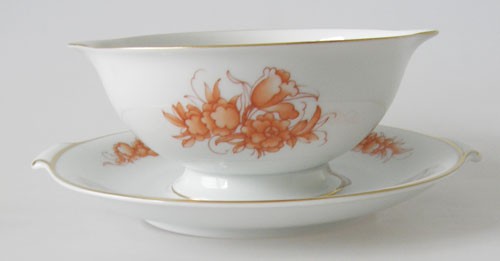 Rosenthal Aida Fleur Rouge Sauciere 0,40 l