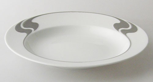 Rosenthal Asimmetria Grauraster Suppenteller 23 cm