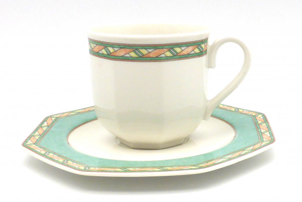 Villeroy &amp; Boch Peppermint Kaffeetasse mit Untertasse