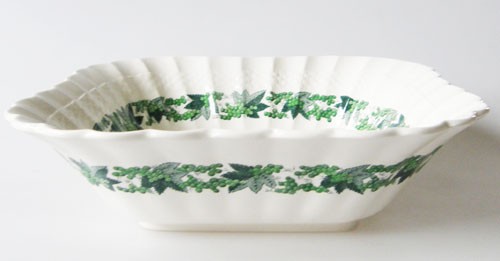 Spode Copeland Valencia grün Schüssel eckig 23,5 x 23,5 cm