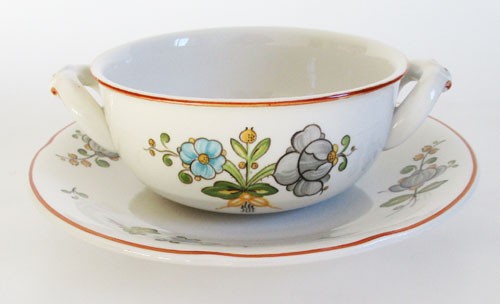 Villeroy &amp; Boch Louisiana Suppentasse mit Untertasse gebraucht