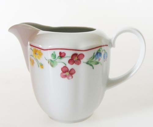 Mitterteich Form 2250 Stefanie roter Rand Milchkännchen 0,20 l