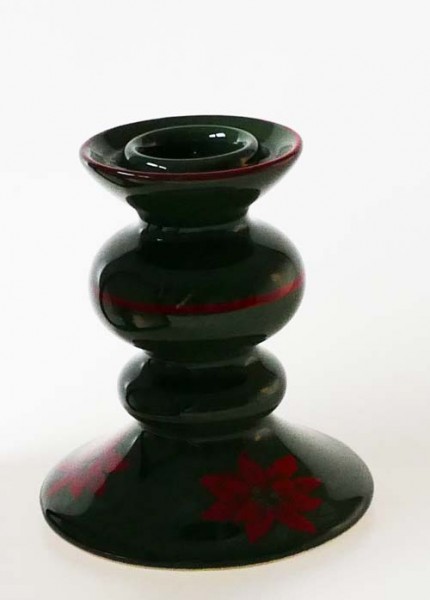 Winterling Kerzenleuchter Höhe 9,5 cm grün rot Weihnachtsstern