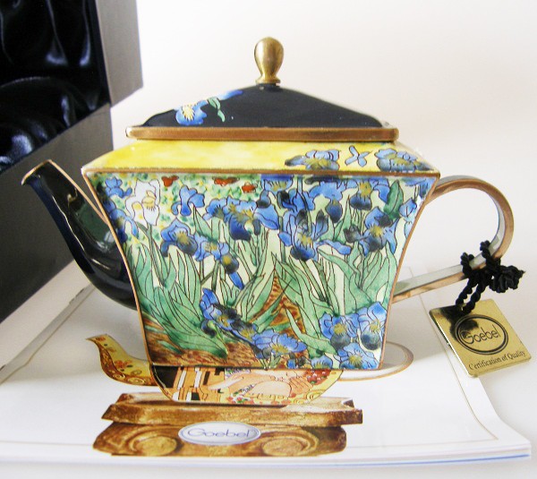 Goebel Mini Teekanne Van Gogh Iris 8,5 cm