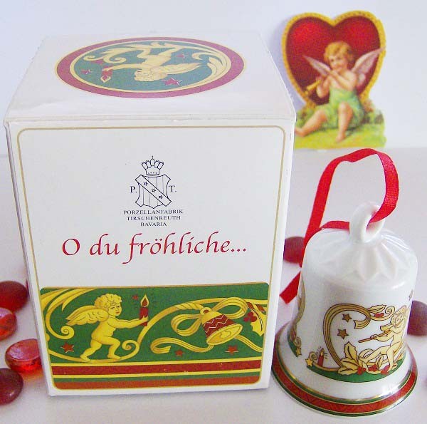 Tirschenreuth Bavaria Weihnachtsglocke Porzellan