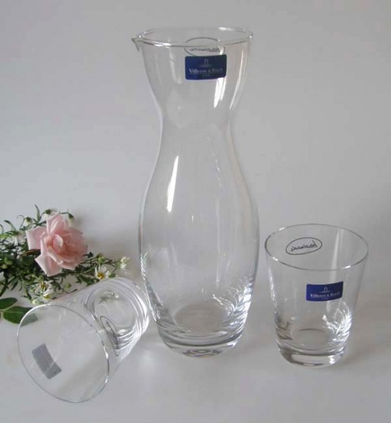 Allegorie P &amp; 1 Set: Wasser- /Saftkrug und 2x Wasserglas, klar