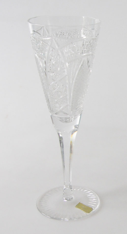 18,2 cm Sektglas Drache Driburg Kristall 
