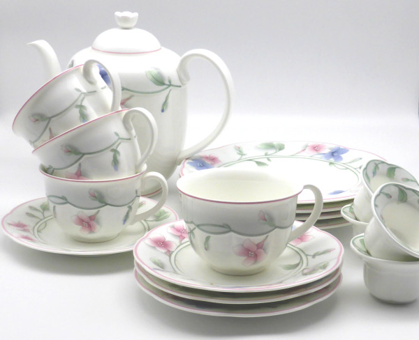 Villeroy und Boch Viola Frühstücksservice Kaffeeservice für 4 Pers.