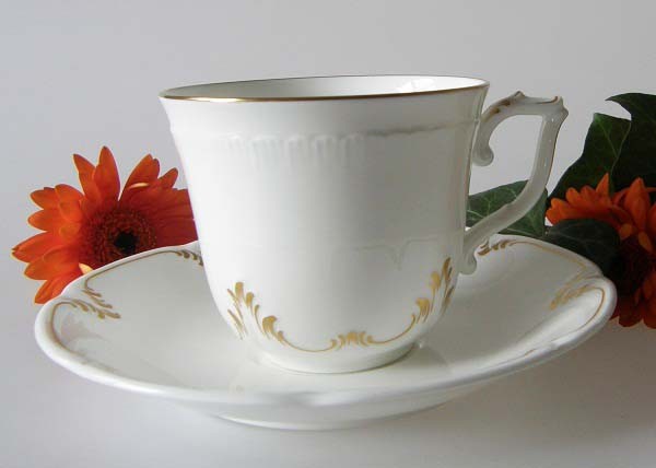 Villeroy &amp; Boch Heinrich Montclair Gold Kaffeetasse 2 tlg.